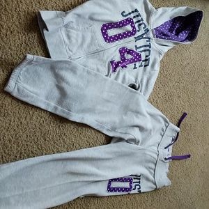 Justice sweat suit